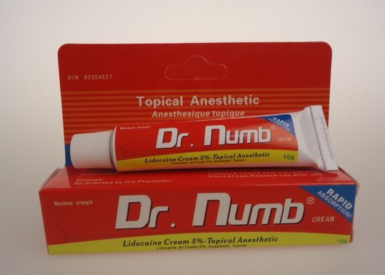Chine Crème anesthésique de tatouage actuel de douleur de Dr. Numb Pain Relief de lidocaïne de 5% fournisseur