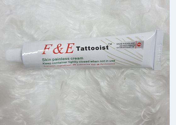 Chine Lidocaïne 30G F de 5% et tatouage permanent 9,7 x 2.5cm crèmes anesthésiques de maquillage d'E fournisseur
