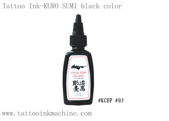 Chine OEM éternel Kuro Sumi For Tattooing Body d'encre de tatouage de la véritable couleur 1OZ noire fournisseur