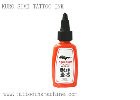 Chine OEM éternel de Kuro Sumi d'encre de tatouage de couleur orange pour tatouer de corps fournisseur