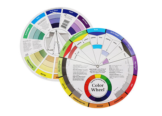 Chine 12 couleurs pigmentent les approvisionnements de mélange de guide de diagramme de roue de couleur fournisseur