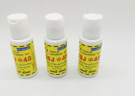 Chine Gel indolore de Microblading de sourcil crème anesthésique du tatouage SSJ48 de 6% fournisseur