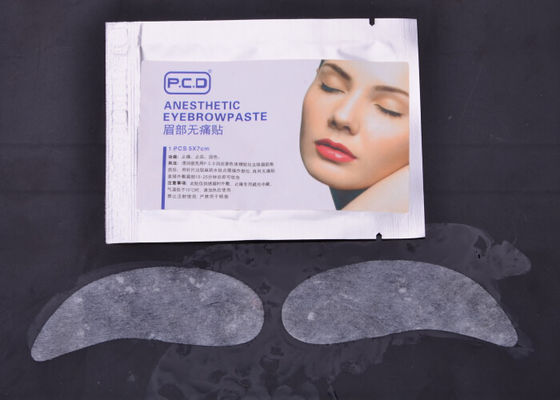 Chine PCD a brodé des sourcils tatoue la crème engourdie, masque indolore de sourcil fournisseur