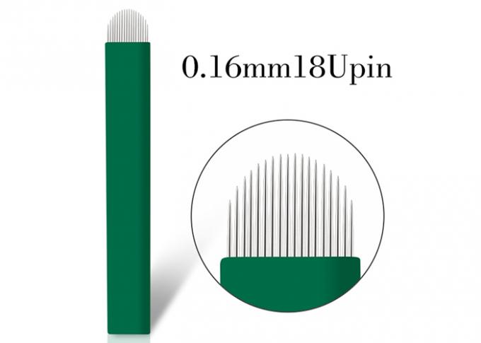 Aiguilles permanentes de maquillage de Microblading de sourcil mince du nano 0.16MM 0