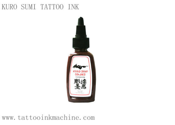 Chine Encre éternelle Kuro Sumi 1OZ de tatouage de couleur de Brown pour tatouer permanent de corps de maquillage fournisseur