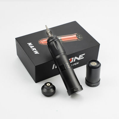 Chine Machine de tatouage sans fil en acier inoxydable 1800mAh NARW Affichage 1-OLED Écran tactile Batterie rotative pistolet de tatouage stylo de tatouage avec puissance RCA fournisseur