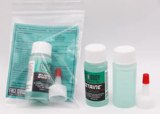 Chine Crème anesthésique de gel de Sustaine de tatouage bleu de procédure fournisseur