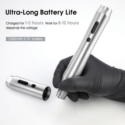 Chine Plume de tatouage électrique sans fil Machine de maquillage permanent sans fil à double batterie fournisseur