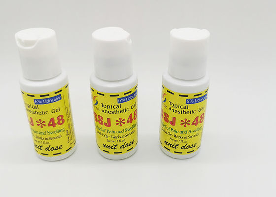 Chine SSJ48 Crème anesthésiant pour tatouage et sourcils Microblading Gel indolore fournisseur