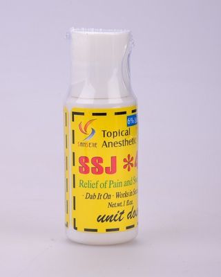 6% SSJ 48 Gel anesthésique pour tatouage, crème anesthésique topique. fournisseur