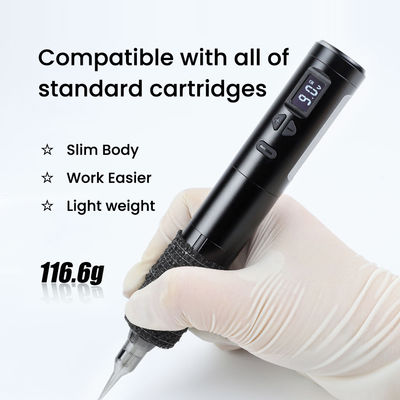 10W Dermographe sans fil Machine de tatouage sans fil Machine de maquillage permanent RCA Connecteur Machine de corps Longueur 24 * 132,4 mm fournisseur