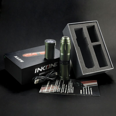 Machine de tatouage sans fil en acier inoxydable 1800mAh NARW Affichage 1-OLED Écran tactile Batterie rotative pistolet de tatouage stylo de tatouage avec puissance RCA fournisseur