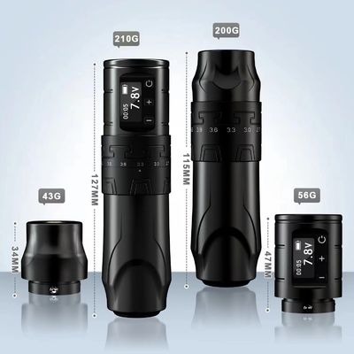 Pistolet de tatouage sans fil de 1500 mAh INKONE SABER Pénomène de machine à tatouer sans noyau Moteur puissant Longue course 4,2 mm Aluminium d'avion fournisseur