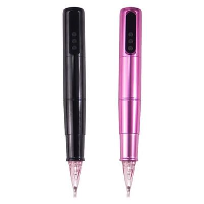 Micropigmentation du cuir chevelu Sourcils lèvres jaunes Cartouches de tatouage rotatives stylo en acier inoxydable avec alimentation électrique par batterie fournisseur