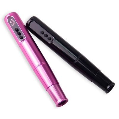 Micropigmentation du cuir chevelu Sourcils lèvres jaunes Cartouches de tatouage rotatives stylo en acier inoxydable avec alimentation électrique par batterie fournisseur