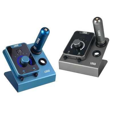 Dispositif de micropigmentation du cuir chevelu de type pistolet électrique SMP avec maquillage permanent et machine de tatouage à moteur suisse en bleu noir fournisseur