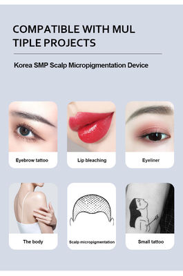 Appareil électrique de micropigmentation du cuir chevelu SMP, avec maquillage Permanent et Machine à tatouer à moteur suisse, en noir et bleu fournisseur