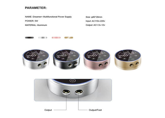Contrôlez facilement la machine de tatouage avec une alimentation pour tatouage dotée d'une fonction de boîte à points et d'un écran tactile intelligent fournisseur