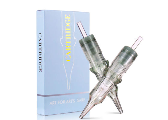 Aiguilles de maquillage semi-permanent en acier inoxydable, de couleur verte fournisseur