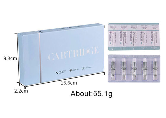Aiguilles de maquillage semi-permanent en acier inoxydable, de couleur verte fournisseur