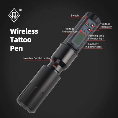 Affichage LCD électrique 2000mAh Batterie Pistolet de tatouage RCA Machine de tatouage rotative sans fil fournisseur