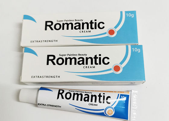 Crème anesthésiante pour tatouage de sourcils 10G, couleur blanc romantique fournisseur