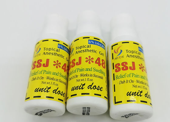 SSJ48 Crème anesthésiant pour tatouage et sourcils Microblading Gel indolore fournisseur
