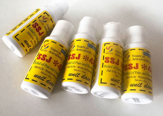 6% SSJ48 Gel d' engourdissement Ligne pour les sourcils Crème anesthésique pour tatouage