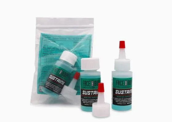 Gel bleu Sustaine pendant la procédure Crème anesthésique topique