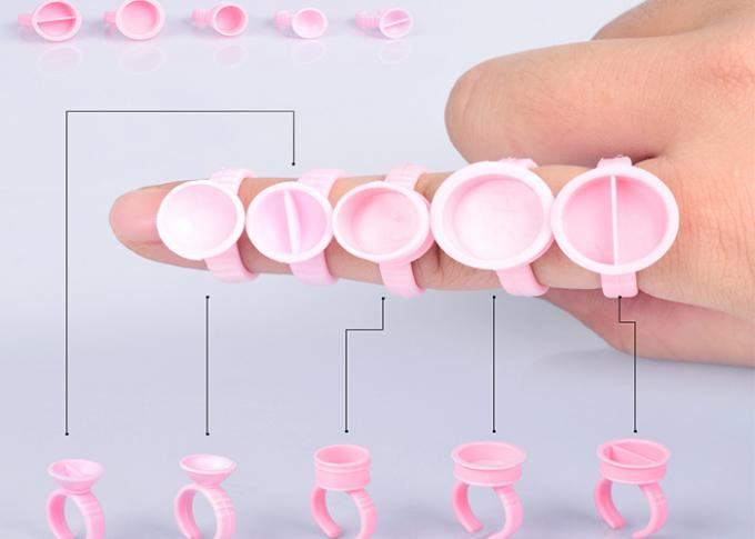 Diamètre encre en plastique rose Ring Tattoo Holer Equipment Supplies de 1.5cm/de 1.2cm 2