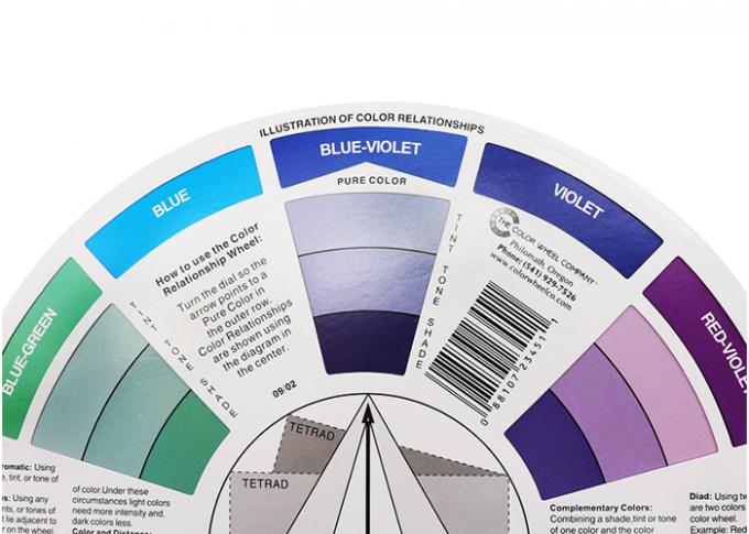Approvisionnements d'équipement de carte de papier de roue de couleur de colorant de tatouage 0