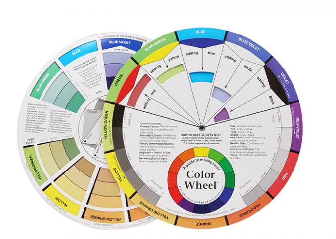 Approvisionnements d'équipement de carte de papier de roue de couleur de colorant de tatouage 1