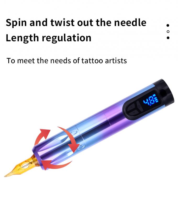 14500mAh Réserve de batterie de puissance Machine de tatouage sans fil avec écran LCD et batterie remplaçable 2