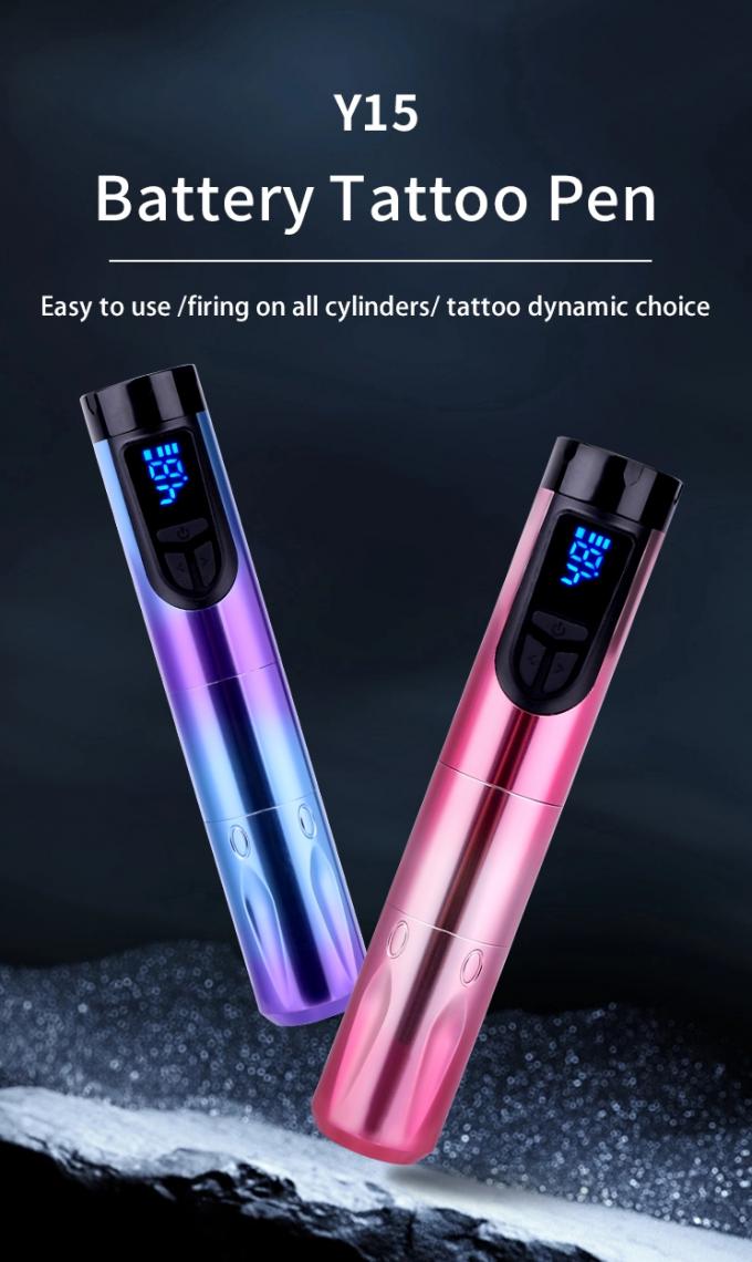 14500mAh Réserve de batterie de puissance Machine de tatouage sans fil avec écran LCD et batterie remplaçable 0