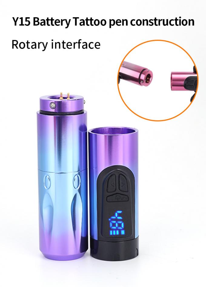 14500mAh Réserve de batterie de puissance Machine de tatouage sans fil avec écran LCD et batterie remplaçable 4