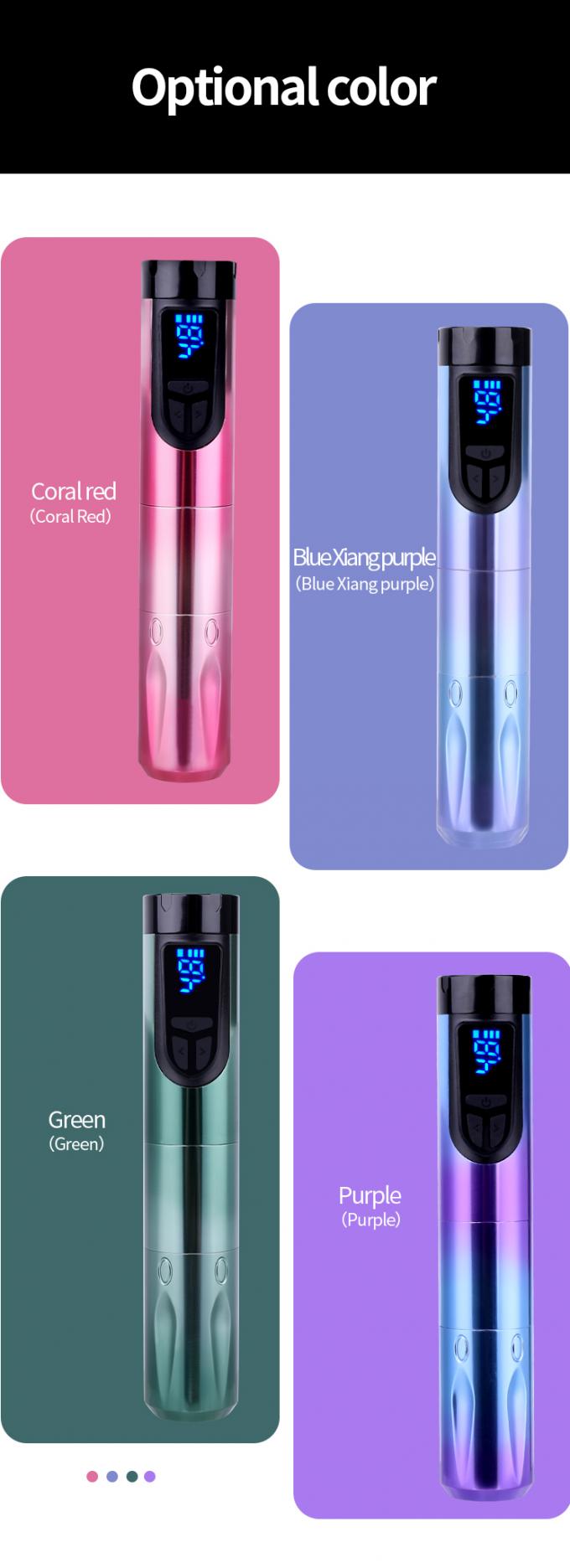 14500mAh Réserve de batterie de puissance Machine de tatouage sans fil avec écran LCD et batterie remplaçable 5
