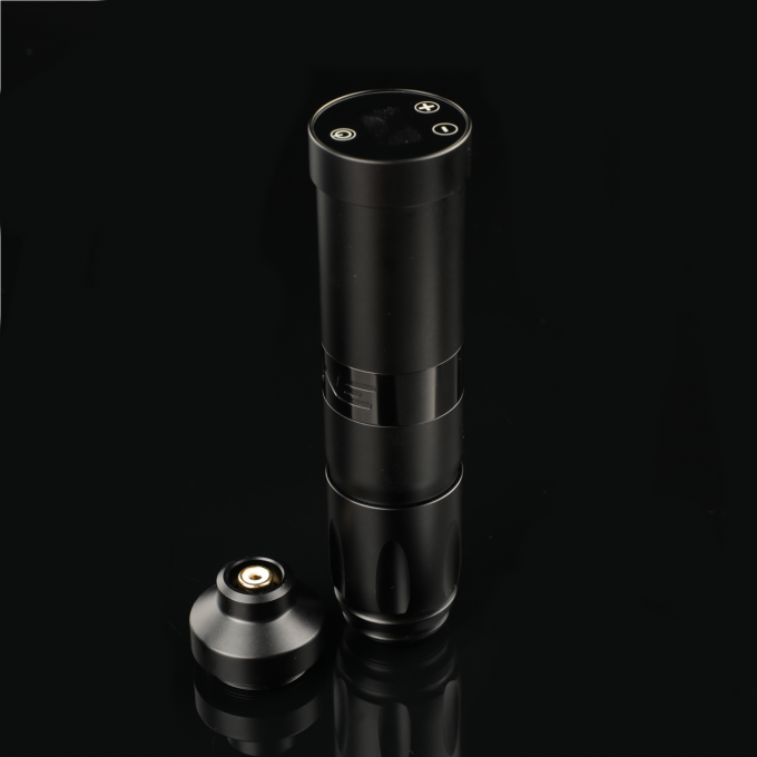 Machine de tatouage sans fil en acier inoxydable 1800mAh NARW Affichage 1-OLED Écran tactile Batterie rotative pistolet de tatouage stylo de tatouage avec puissance RCA 4