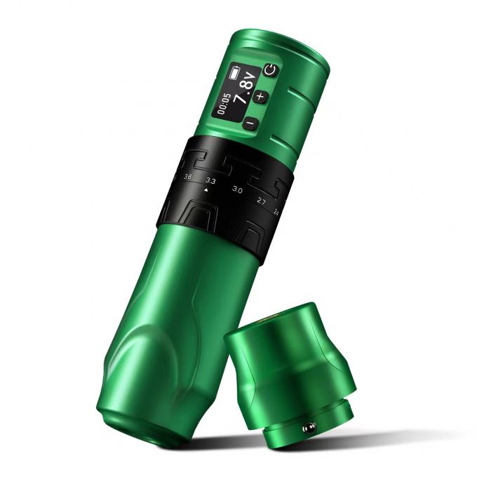 Pistolet de tatouage sans fil de 1500 mAh INKONE SABER Pénomène de machine à tatouer sans noyau Moteur puissant Longue course 4,2 mm Aluminium d'avion 3