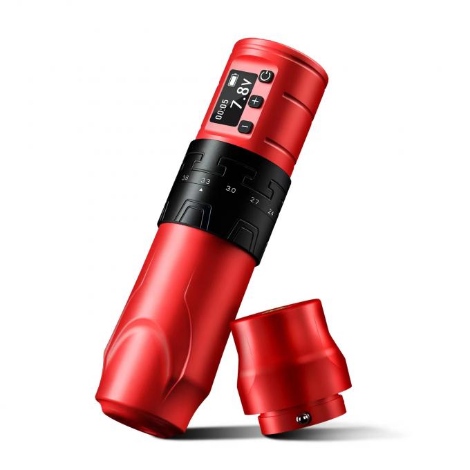 Pistolet de tatouage sans fil de 1500 mAh INKONE SABER Pénomène de machine à tatouer sans noyau Moteur puissant Longue course 4,2 mm Aluminium d'avion 5