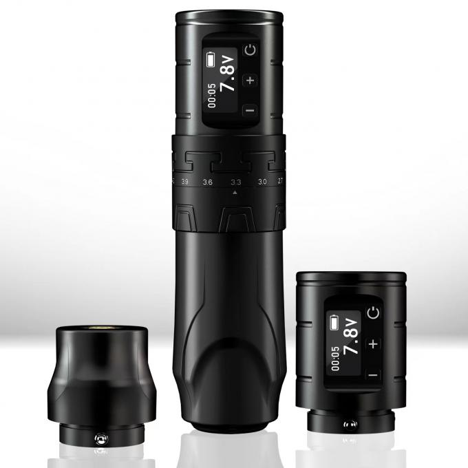 Pistolet de tatouage sans fil de 1500 mAh INKONE SABER Pénomène de machine à tatouer sans noyau Moteur puissant Longue course 4,2 mm Aluminium d'avion 8