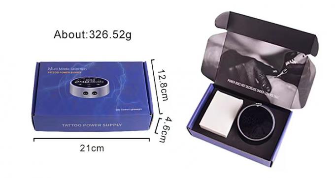 80*28mm gris AV1.5V-12V H8 alimentation électrique intelligente double écran tactile LCD machine à tatouer couleur Voltage intelligent numérique 4