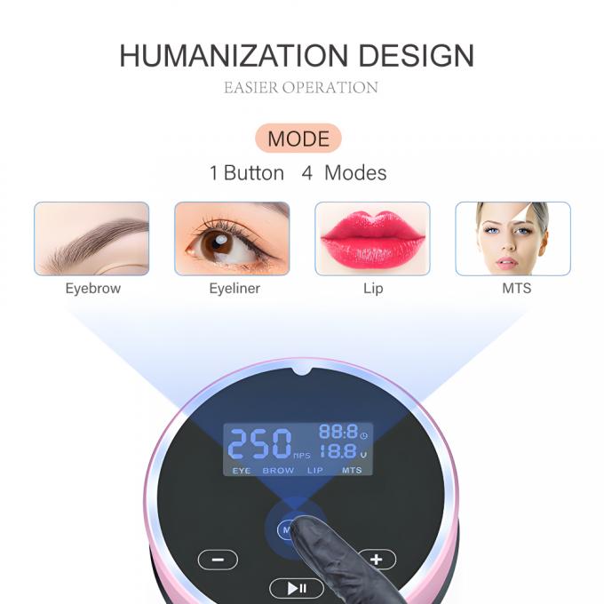 Machine de microblading universelle puissante pour les lèvres et les sourcils Maquillage électrique permanent avec écran tactile et machine rotative 4