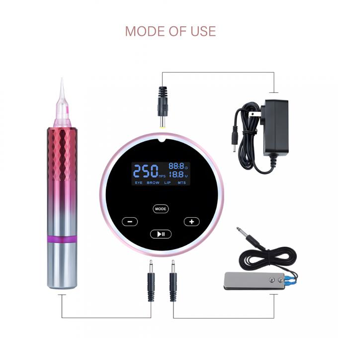 Machine de microblading universelle puissante pour les lèvres et les sourcils Maquillage électrique permanent avec écran tactile et machine rotative 10