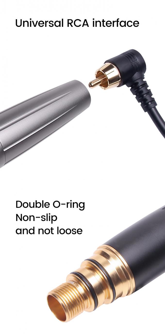 Moteur sans noyau en acier inoxydable rouge microblading sourcils lèvres Eyeliner pistolet de tatouage 3