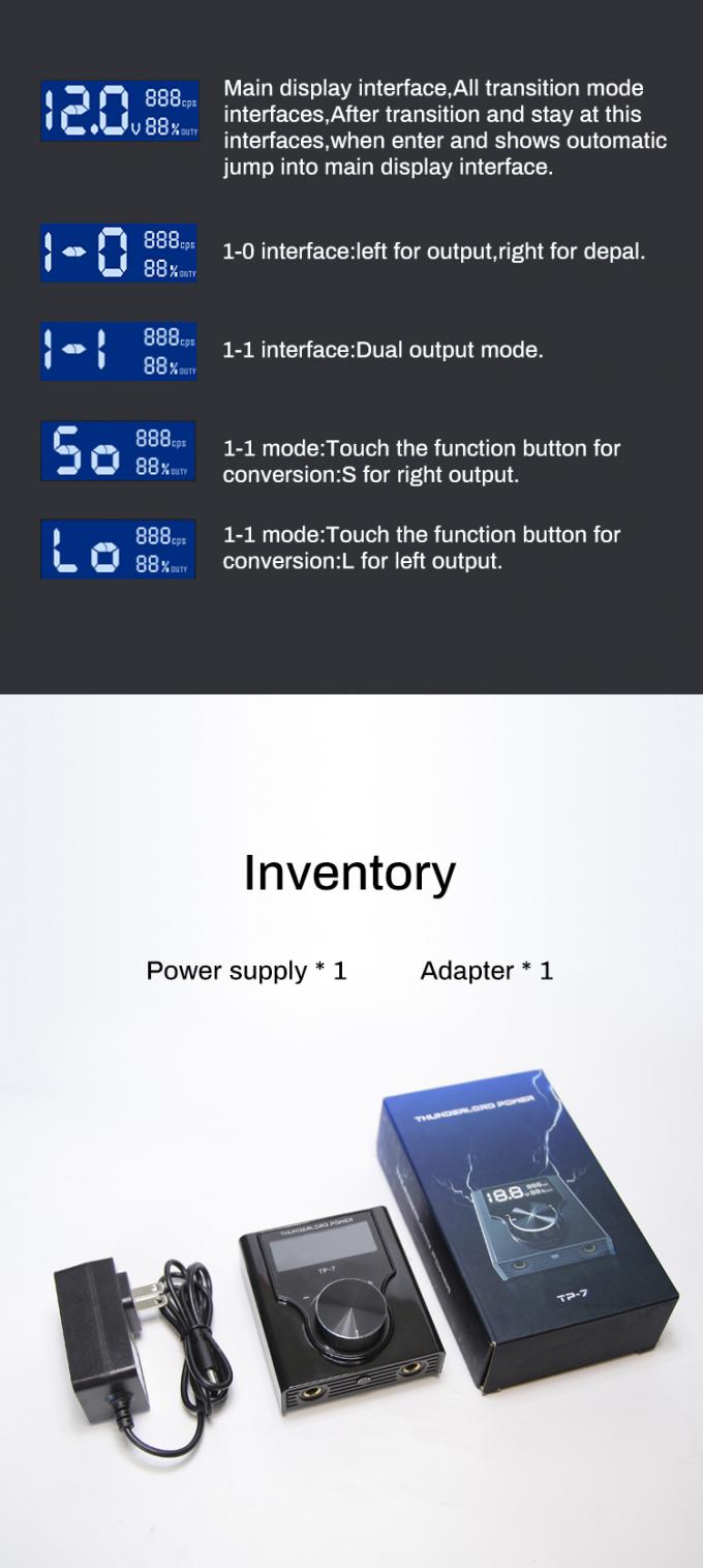 L'alimentation &eacute;lectrique de la machine de tatouage &agrave; batterie sans fil pour le magasin de tatouage en Made et abordable 6