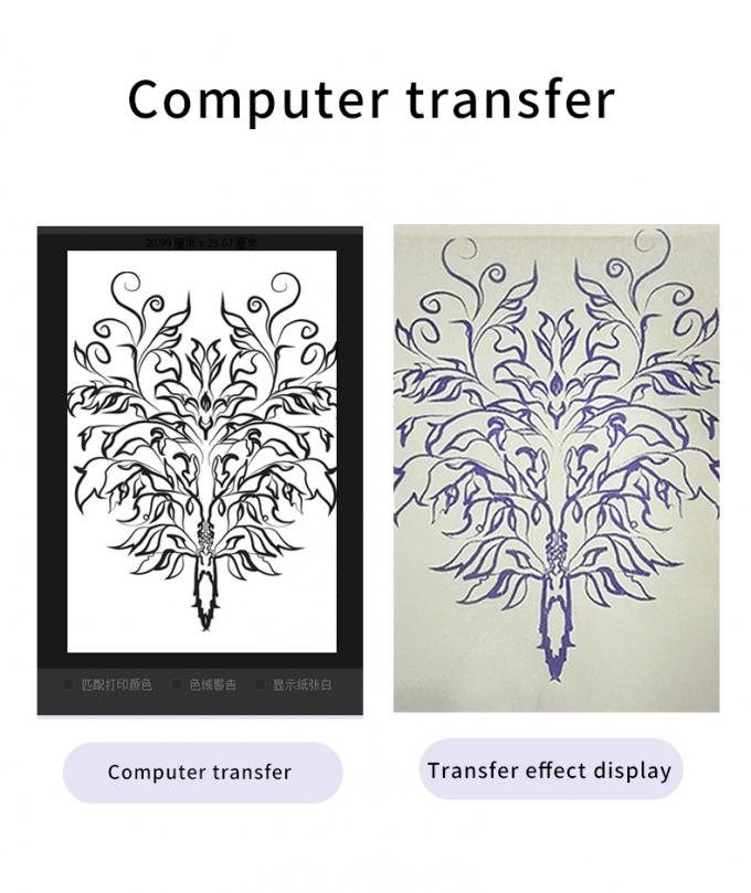 12000mAh Mini imprimante &agrave; pochoirs de tatouage, photocopieuse thermique, imprimante &agrave; transfert sans fil, imprimante de tatouage 18