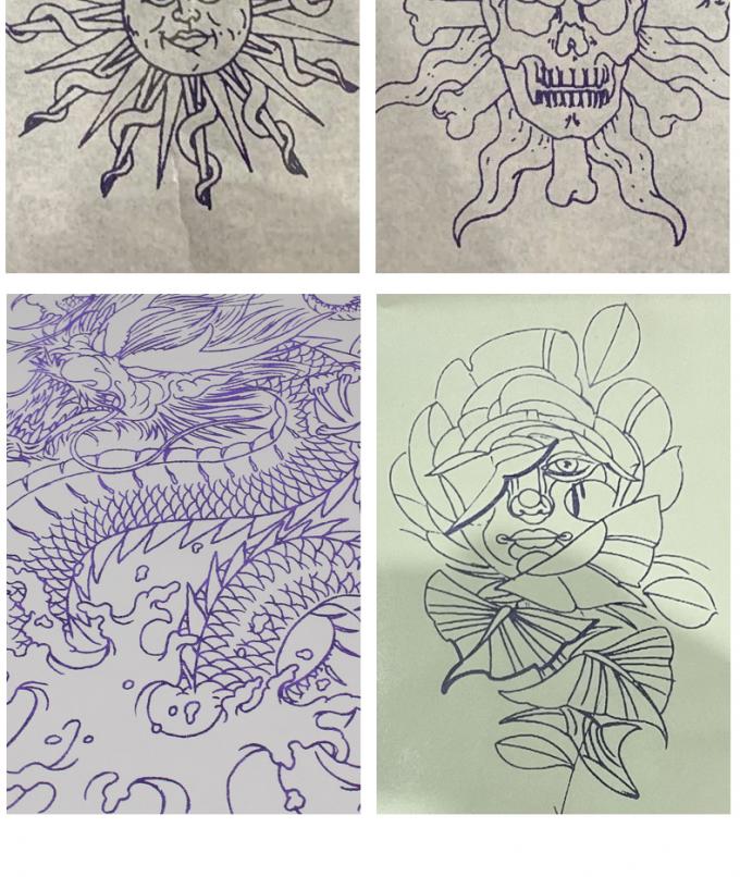 12000mAh Mini imprimante &agrave; pochoirs de tatouage, photocopieuse thermique, imprimante &agrave; transfert sans fil, imprimante de tatouage 22