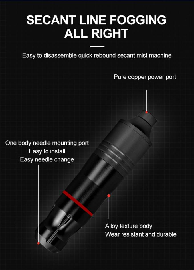Machine &agrave; tatouer rotative avec alimentation Aurora II, Kit de stylo de tatouage populaire comprenant des pistolets de tatouage 16