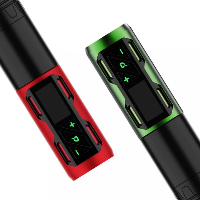 Stylo de tatouage de pistolet de tatouage sans noyau de batterie rotative num&eacute;rique 1800 Mah Machine de tatouage sans fil 14