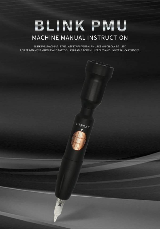 Dermographe maquillage num&eacute;rique sans fil batterie rotative machine de tatouage maquillage permanent pistolet de tatouage 0
